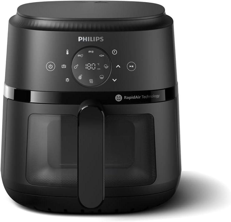 Amazon.com_ Philips 2000 Series Airfryer - 4.4 qt (4.2 l) Pan, 13 Cooking Functions, RapidAir Technology, Efficient & Fast (NA220_00) _ Home & Kitchen